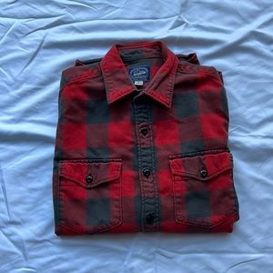 Jcrew Men flannel button down Small